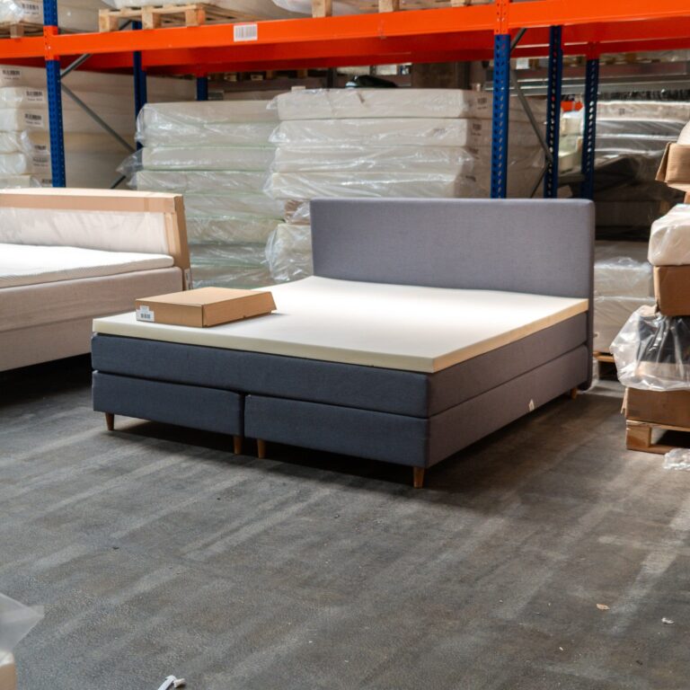 Retur - Majestæt Trykaflastende | Kontinental (Mørkegrå) 180x200