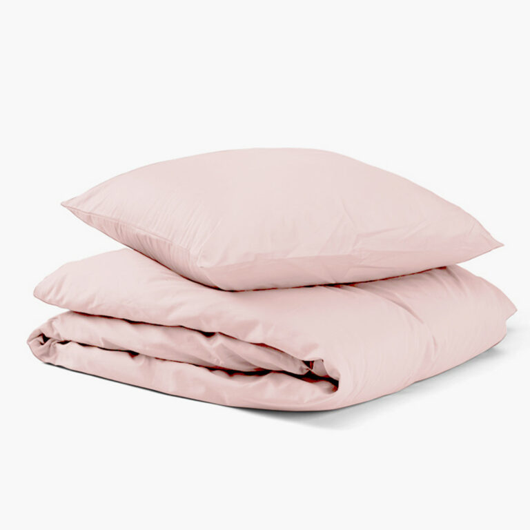 Satin Sengesæt 200x220 - Rosa