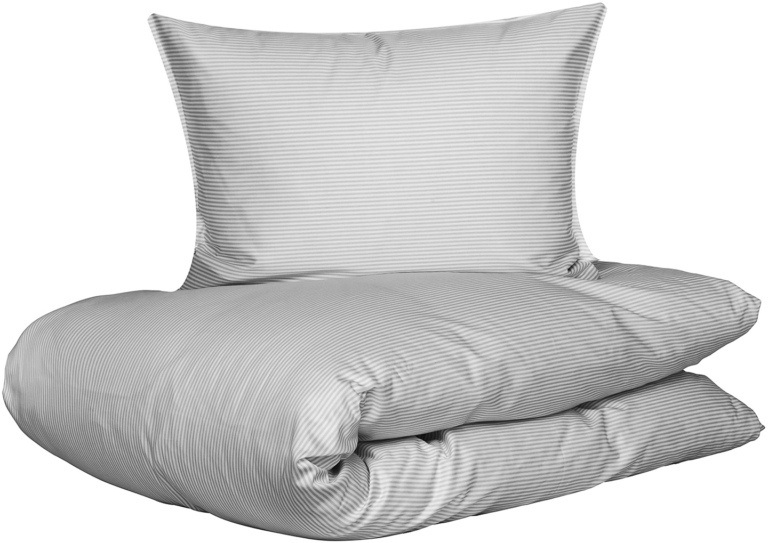 Sengesæt Borås Cotton CILLE grå 200x220 cm 100% bomuldssatin