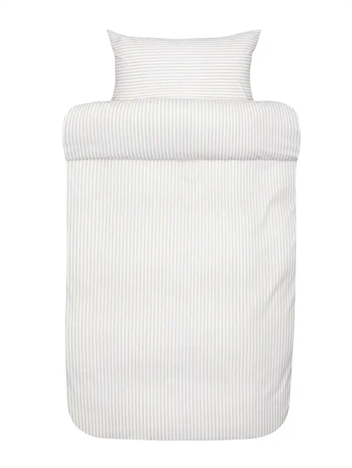 Sengetøj til dobbeltdyne - 100% ekstra fin bomuld 200x220 cm sengesæt Høie Tor beige